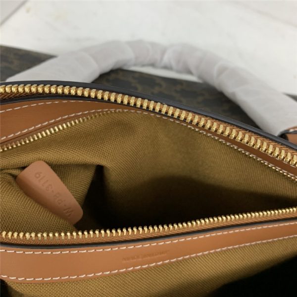 celine boston bag in triomphe canvas - Image 7