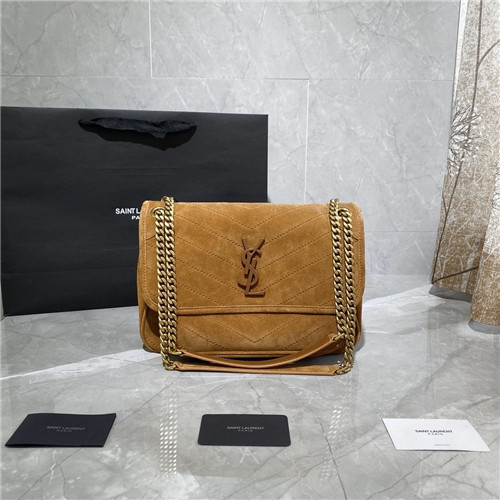 ysl niki nubuck leather bag