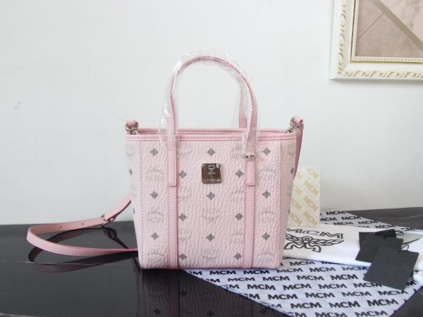 MCM Mini Shopping Bag Pink