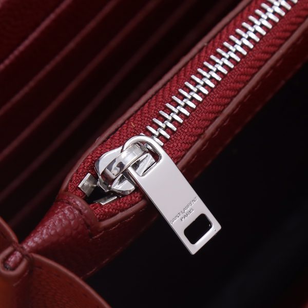 YSL Yves Saint Laurent ???????? ??? Envelope Gold logo Red - Image 5
