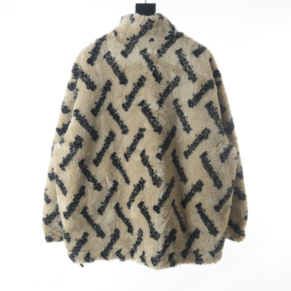 Balenciaga 22fw bullet screen jacquard letter outline jacket - Image 9