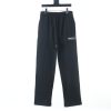 Balenciaga Paris Family Coca -Cola embroidery straight trousers black