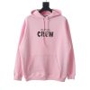 Balenciaga Crew letters printing sweaters pink