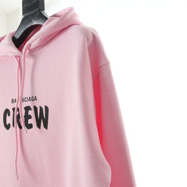 Balenciaga Crew letters printing sweaters pink - Image 5
