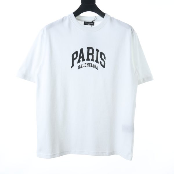 Balenciaga BLCG 22SS City Series PARIS arc printed short-sleeved T-shirt