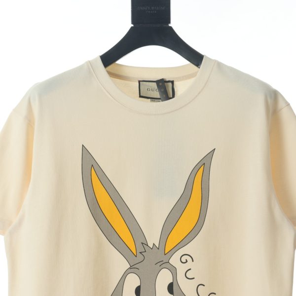 GUCCI Year of the Rabbit limited rabbit print short-sleeved T-shirt - Image 3