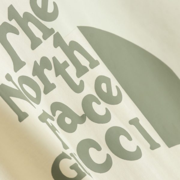 Gucci & The North Face 23ss joint print short-sleeved T-shirt - Image 5