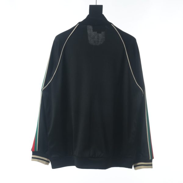 GUCCI color stripe webbing zipper suit jacket - Image 9