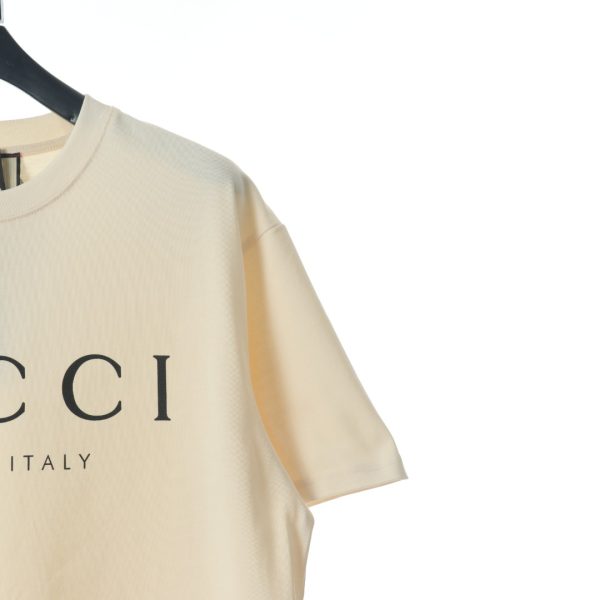 GUCCI chest letter print short-sleeved T-shirt - Image 4