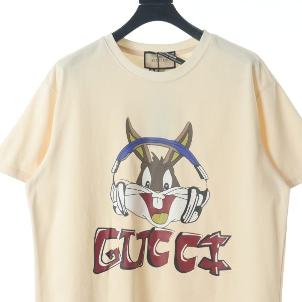 GUCCI Year of the Rabbit limited rabbit print short-sleeved T-shirt - Image 3