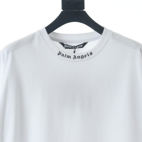 Palm Angels Letter Back Short Sleeve T-Shirt - Image 3