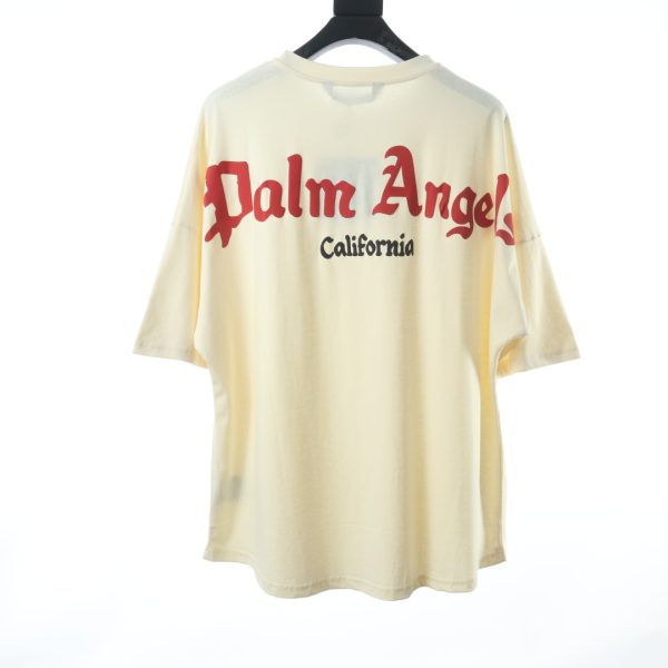 Palm Angels California limited foam letter short-sleeved T-shirt - Image 9
