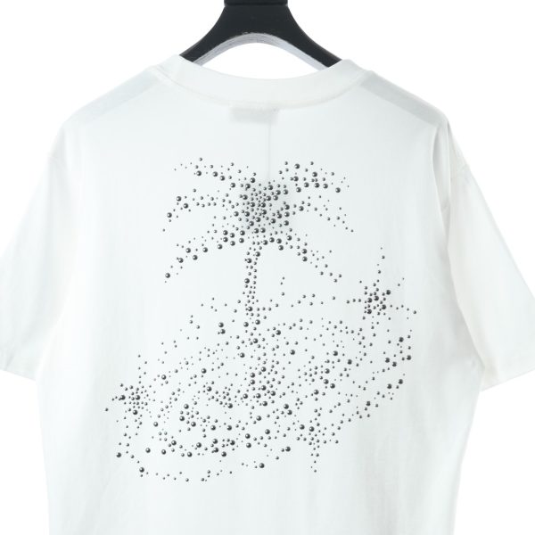 Palm Angels 22ss reflective logo and hot beads coconut tree beach short-sleeved T-shirt - Image 7