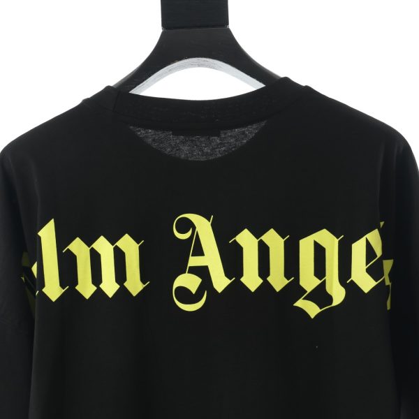 Palm Angels19ss Basic Letter Logo Bat Short Sleeve T-Shirt - Image 6