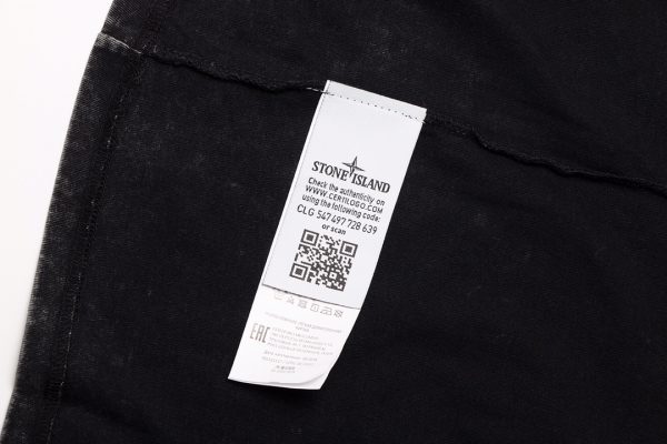 Stone Island Stone Island Washed Armband Long Sleeve T - Image 5