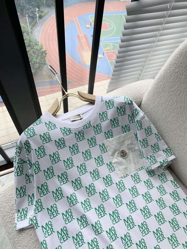 Moncler Mengjia 2023 spring and summer men and women same style ? couple models latest trade order short-sleeved T-shirt - Image 5