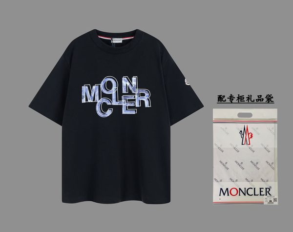 MONCLER~Mongolia new season digital printing short-sleeved T-shirt - Image 2