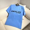 . Moncler Mengkou Men and women with the same style couples spring and summer latest counters with the same style, trendy brand logo casual short-sleeved T-shirt