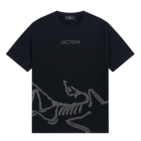 ARCTERYX bird ? 2023 spring and summer new foam alignment printing short-sleeved T-shirt - Image 3