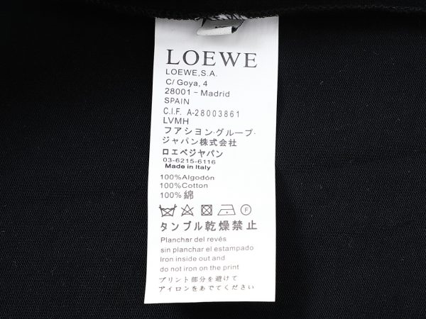 LOEWE 23SS Floral Embroidery Short Sleeves] Heavy industrial embroidery, the fabric is imported from the original factory and customized 40s double-strand smooth cotton, the fabric is soft and comfortable to the touch - Image 10