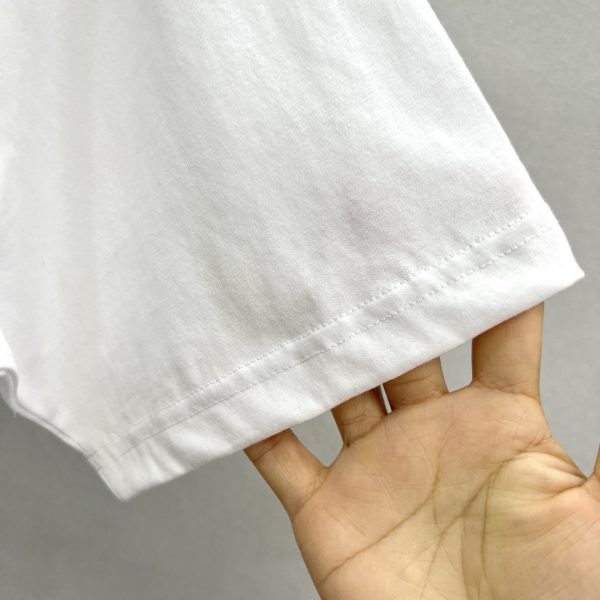Loewe- 2023ss spring and summer new three-dimensional embossed letter printing round neck short-sleeved T-shirt, easy to wear without losing fashion - Image 8