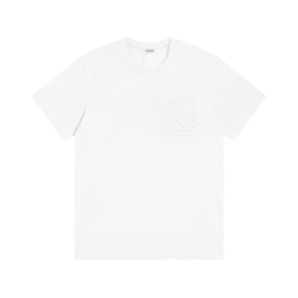 LOEWE / neon embroidery fluorescent powder short-sleeved T-shirt The effect of spraying monkeys on the chest is very recognizable   Each needle and thread is fine. Japanese Tajima embroidery machine hollow embroidery. This embroidery has a super three-dimensional effect and a density of more than 40,000 needles. - Image 12