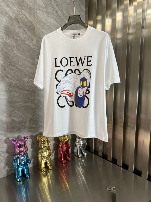 oewe spring and summer new products three standard complete micro wide version T-shirt short sleeves - Image 5