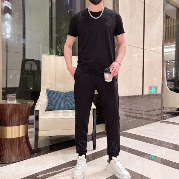 LOEWE] The latest 2023 summer style, available at counters at the same time, original order hard goods, fashionable casual suit - Image 4