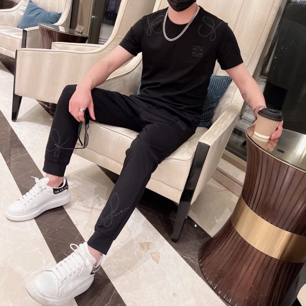 LOEWE] The latest 2023 summer style, available at counters at the same time, original order hard goods, fashionable casual suit - Image 5