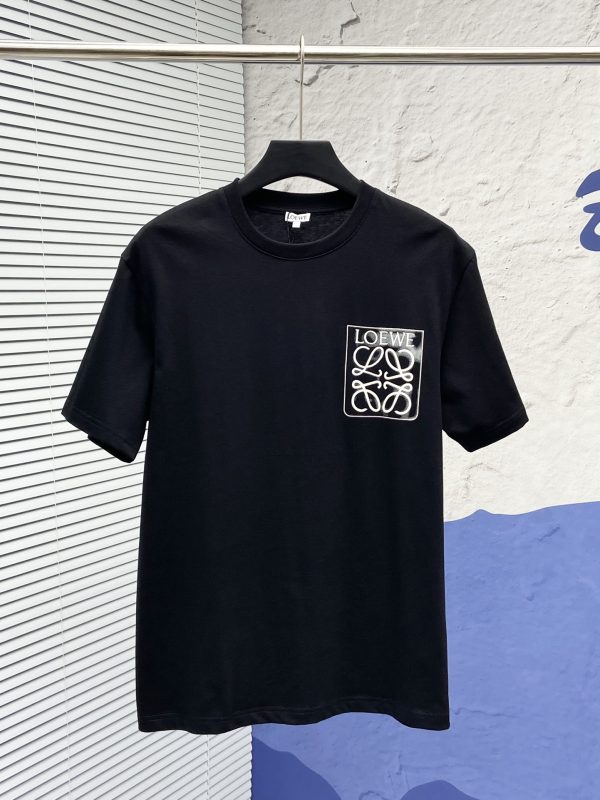 Loewe 23SS False Pocket Embroidered Design Short Sleeve T-Shirt - Image 2