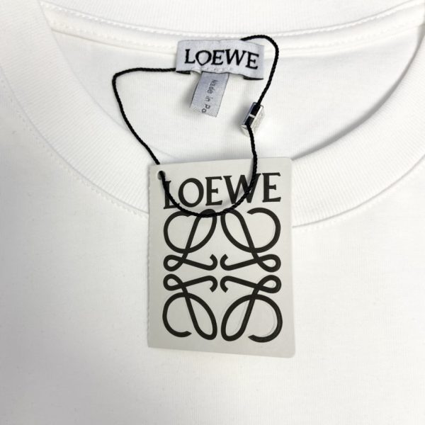 Loewe 23SS False Pocket Embroidered Design Short Sleeve T-Shirt - Image 13