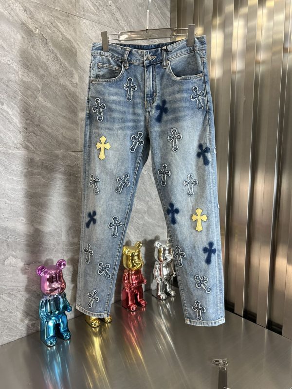 Loewe spring and summer new products three standard complete micro-elastic jeans