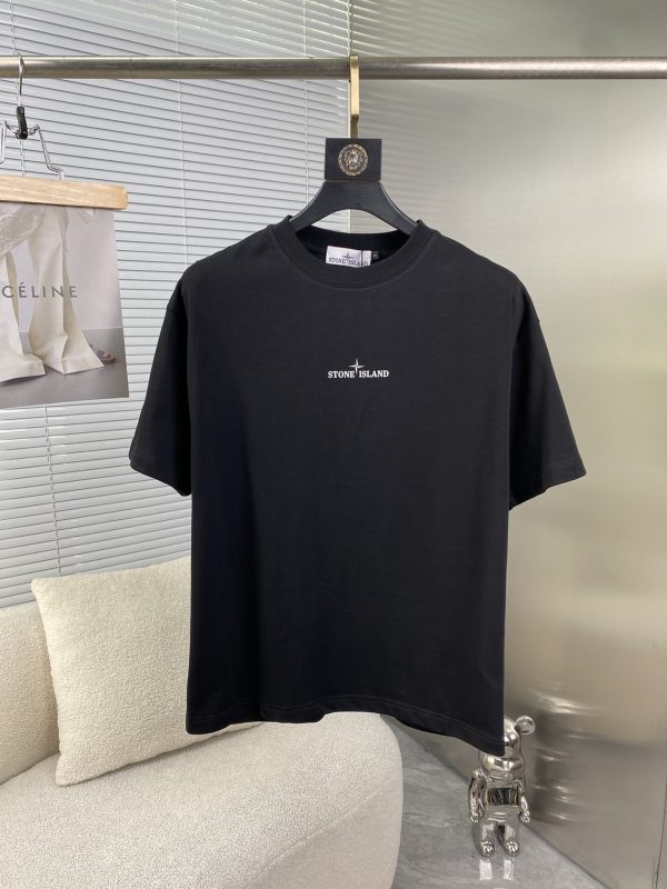 STONE ISLAND Stone Island 2023ss spring and summer high-quality 260g Gucci double yarn tide brand cotton T-shirt, handicraft grade