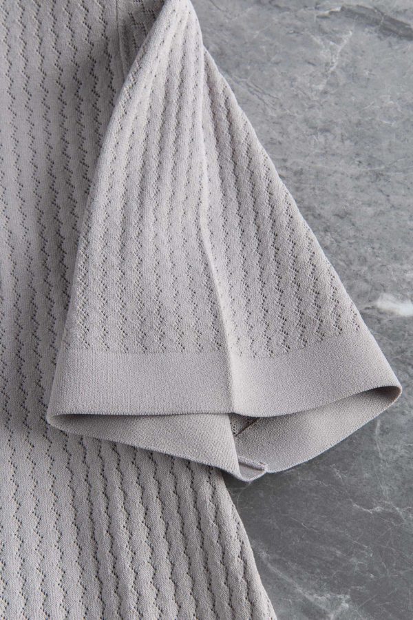 The texture of Dior impresses you! The summer icy yarn crew neck shirt that has been praised and repurchased by countless old customers - Image 8
