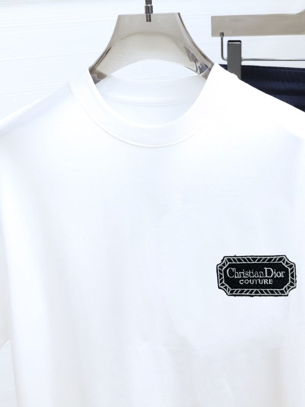 Brand [DIOR] 2023 new men's short-sleeved shorts suit! Synchronous sales on the official website! High-end version on the market - Image 6