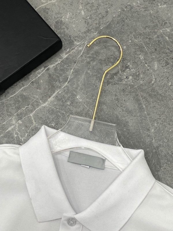 Dior [small embroidery] 2023 summer men's new lapel short-sleeved POLO shirt, customized fabric, breathable and comfortable - Image 7