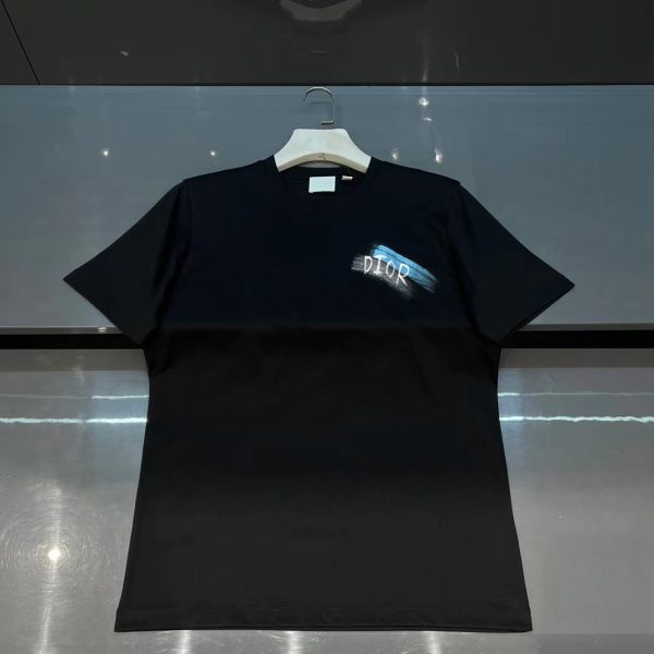 Dior 2023 spring and summer chri*tian di*r atelier print logo silhouette short-sleeved T-shirt - Image 12