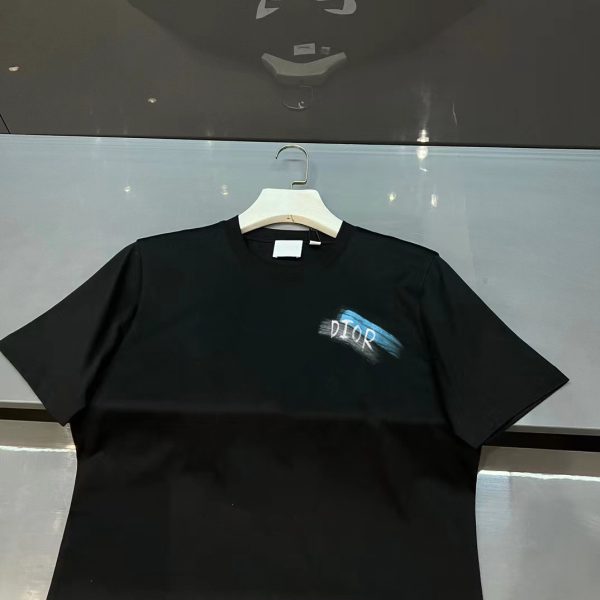 Dior 2023 spring and summer chri*tian di*r atelier print logo silhouette short-sleeved T-shirt - Image 14
