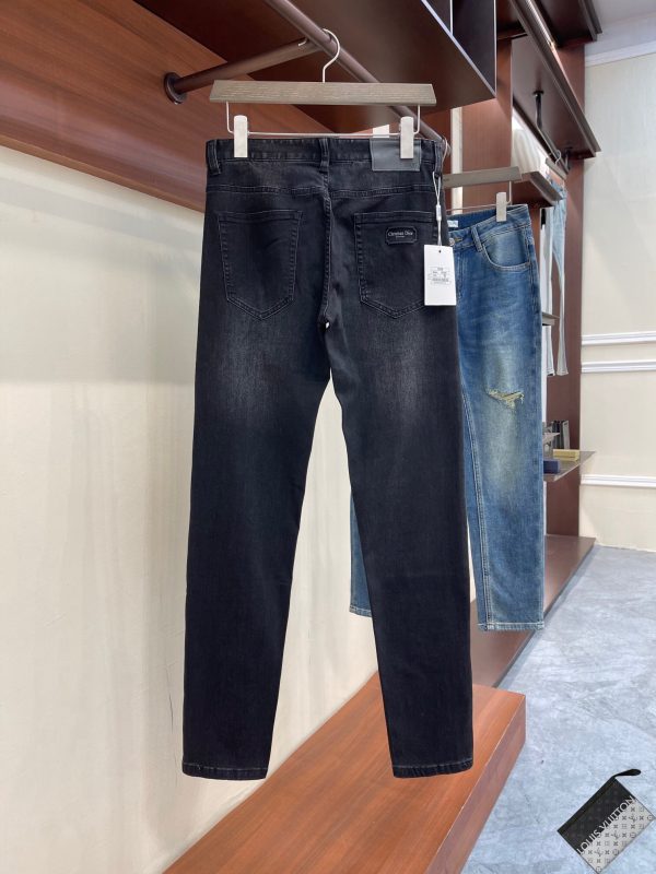 DIOR/Dior 2023 spring and summer new European counters Super A purchasing level overseas trading company order source, top original single high-end men's custom fashion slim straight jeans