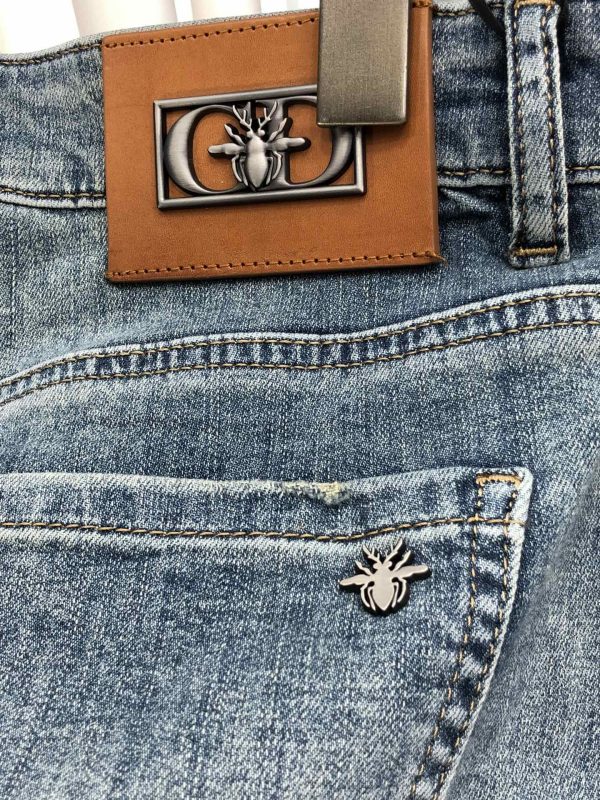 Dior 2023 spring and summer new men's jeans The fabric has good elasticity. Exclusive sale, official website synchronization, fashion and elegance, heavy craft design - Image 10