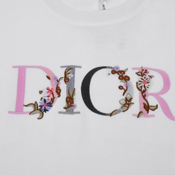 The DIOR gradient flower embroidery logo is exquisitely upgraded, inspired by the retro of the 1980s original fabric - Image 4