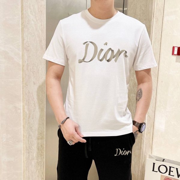 Brand [DIOR] 2023 new men's short-sleeved shorts suit! Synchronous sales on the official website! High-end version on the market! Delicate and soft - Image 8