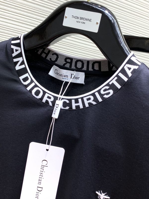 Dior Homme Jieao, 2023 summer new product, available at counters at the same time, original order, simple and fashionable round neck short-sleeved T-shirt, original imported fabric - Image 3