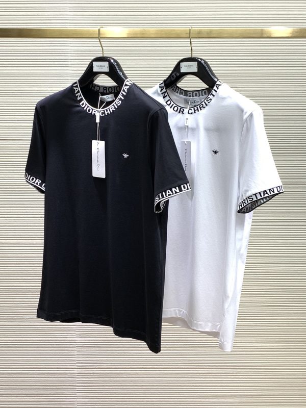Dior Homme Jieao, 2023 summer new product, available at counters at the same time, original order, simple and fashionable round neck short-sleeved T-shirt, original imported fabric - Image 9