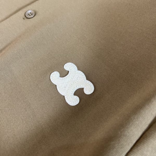 ❤️Celine/ Spring/Summer New Products Three Standards Complete Business Version Lapel Short Sleeve Polo Shirt Good products don’t need too much introduction See details Counter size: M-3XL - Image 6