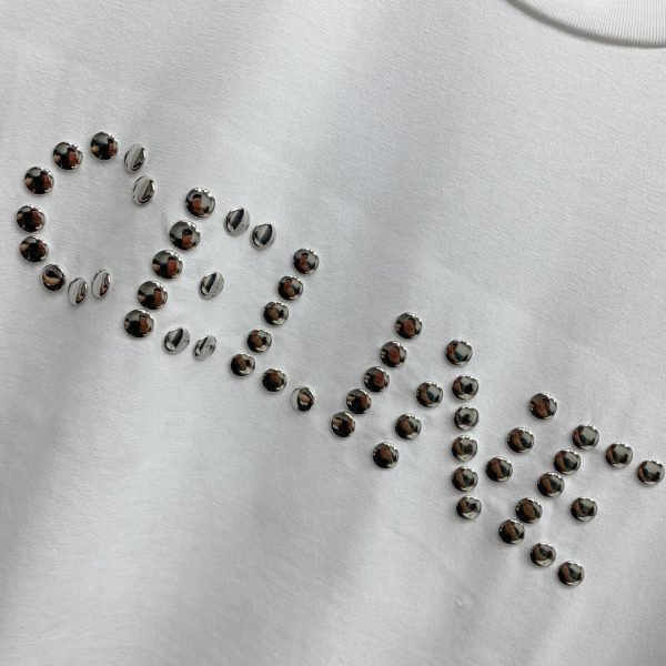 CELINE 2023ss spring and summer boutique short-sleeved T-shirt high-end quality custom top long-staple cotton fabric - Image 7