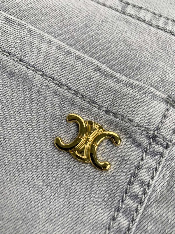 CELINE 2023 spring and summer new men's jeans The fabric has good elasticity. Exclusive sale, official website synchronization, fashion and elegance - Image 7
