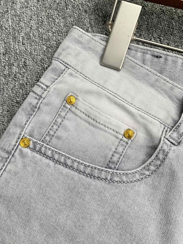 CELINE 2023 spring and summer new men's jeans The fabric has good elasticity. Exclusive sale, official website synchronization, fashion and elegance - Image 8