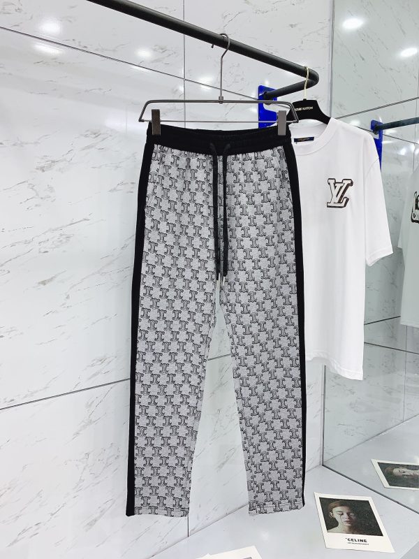 Celine 2023SS spring/summer new product full print casual shorts ?, made of selected high-quality fabrics, excellent comfort, customer-supplied hardware accessories, full print logo printing