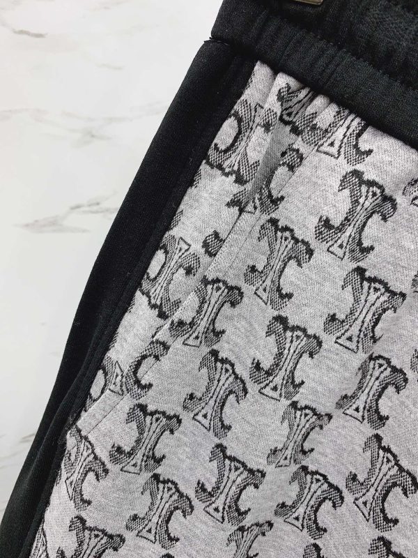 Celine 2023SS spring/summer new product full print casual shorts ?, made of selected high-quality fabrics, excellent comfort, customer-supplied hardware accessories, full print logo printing - Image 5
